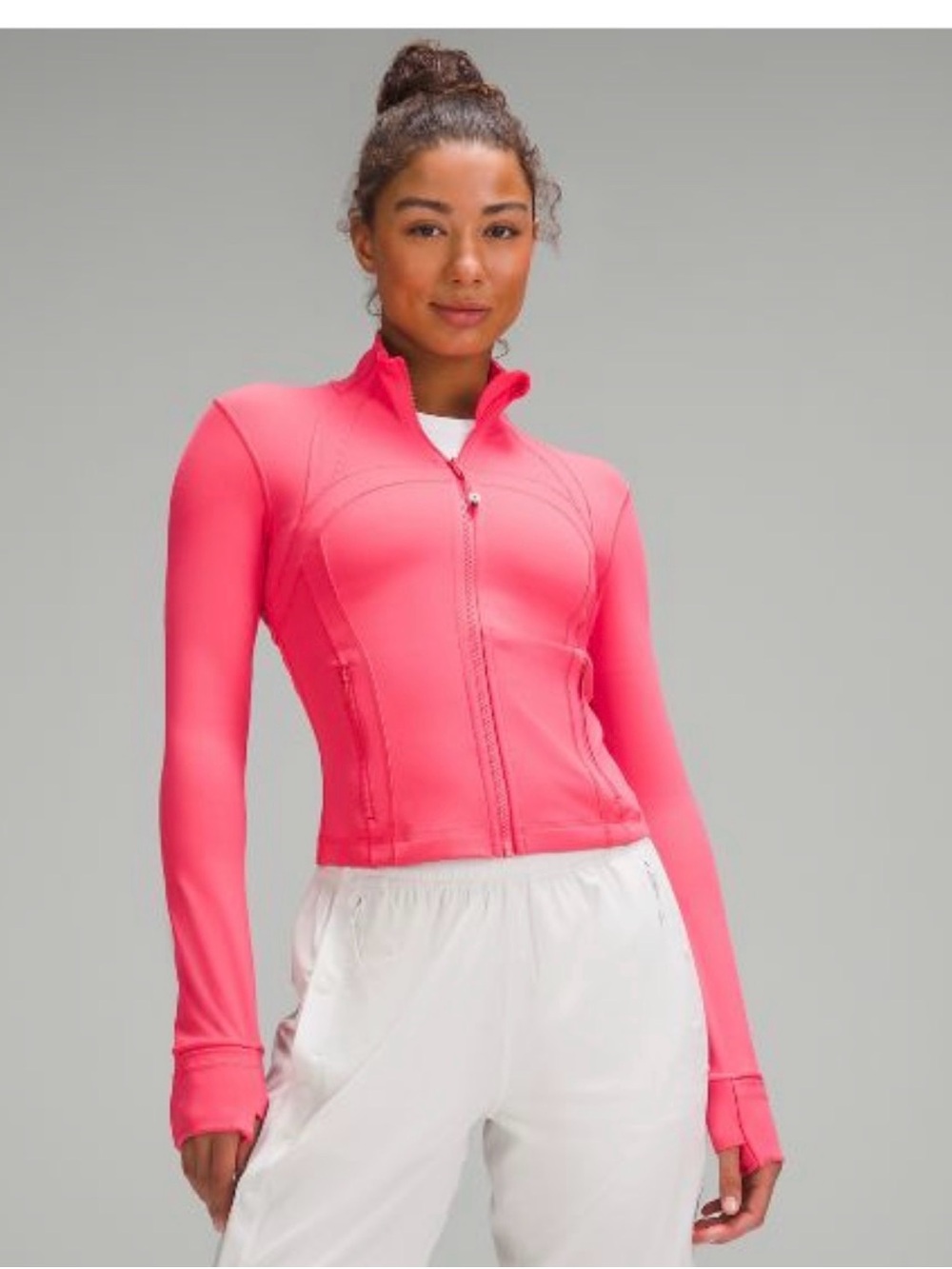 Define Cropped Jacket Nulu Glaze Pink